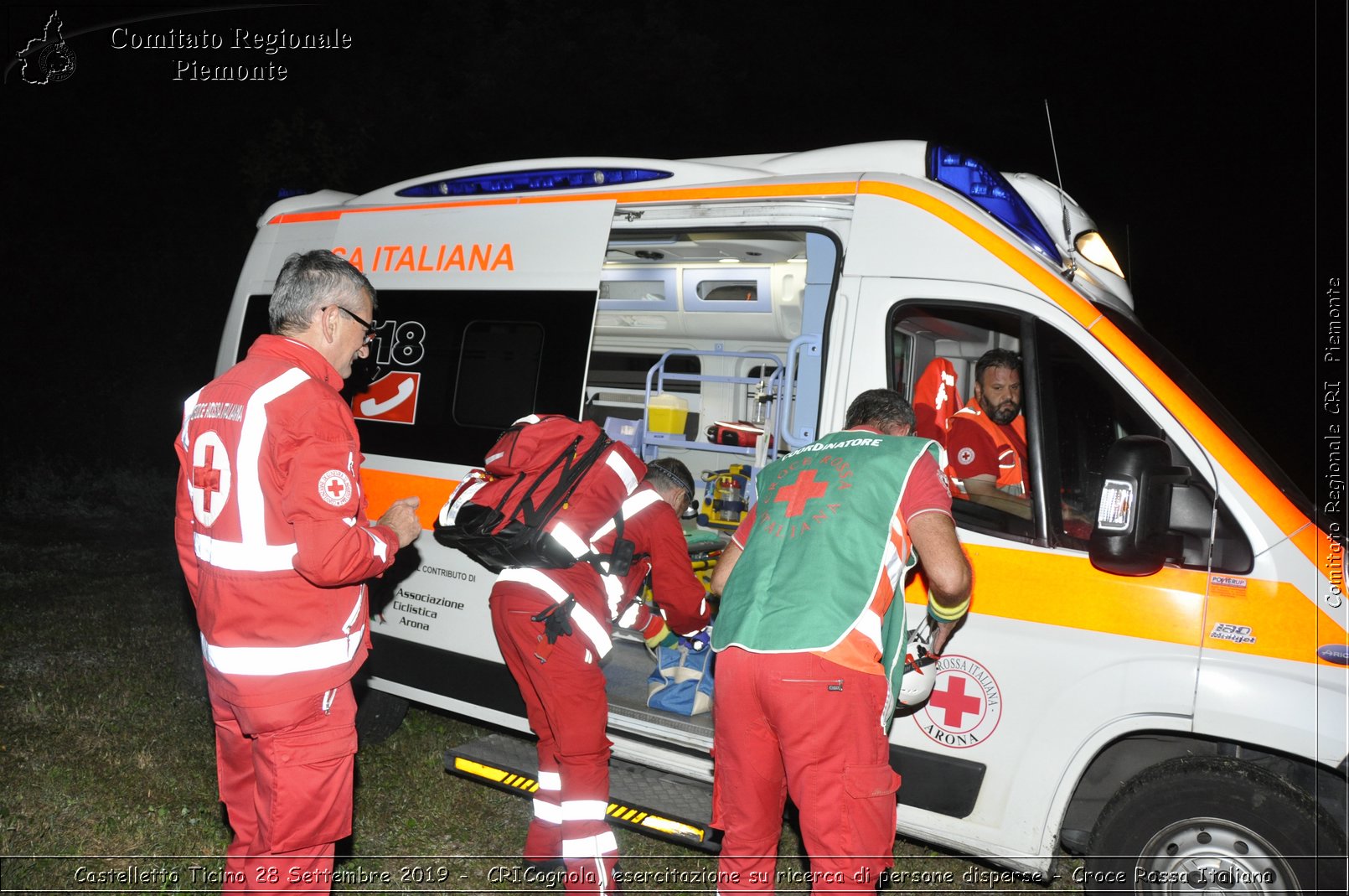 Castelletto Ticino 28 Settembre 2019 - CRICognola, esercitazione su ricerca di persone disperse - Croce Rossa Italiana