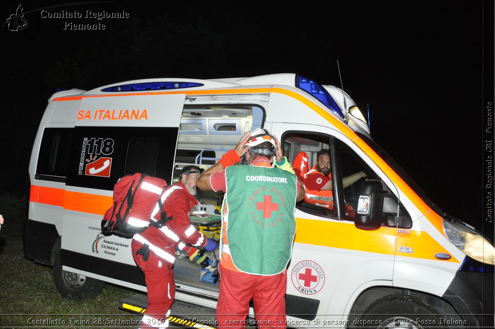 Castelletto Ticino 28 Settembre 2019 - CRICognola, esercitazione su ricerca di persone disperse - Croce Rossa Italiana