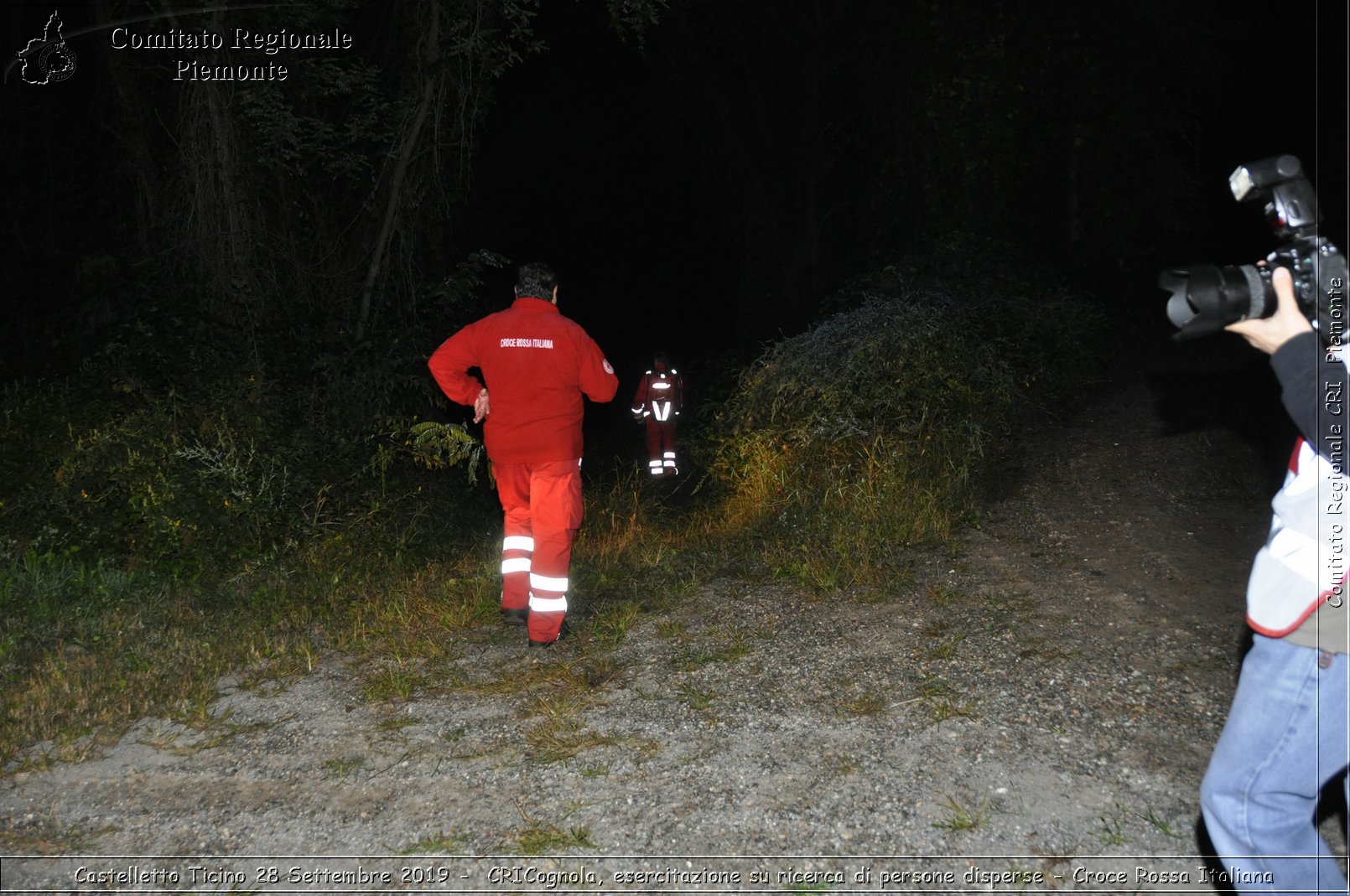 Castelletto Ticino 28 Settembre 2019 - CRICognola, esercitazione su ricerca di persone disperse - Croce Rossa Italiana