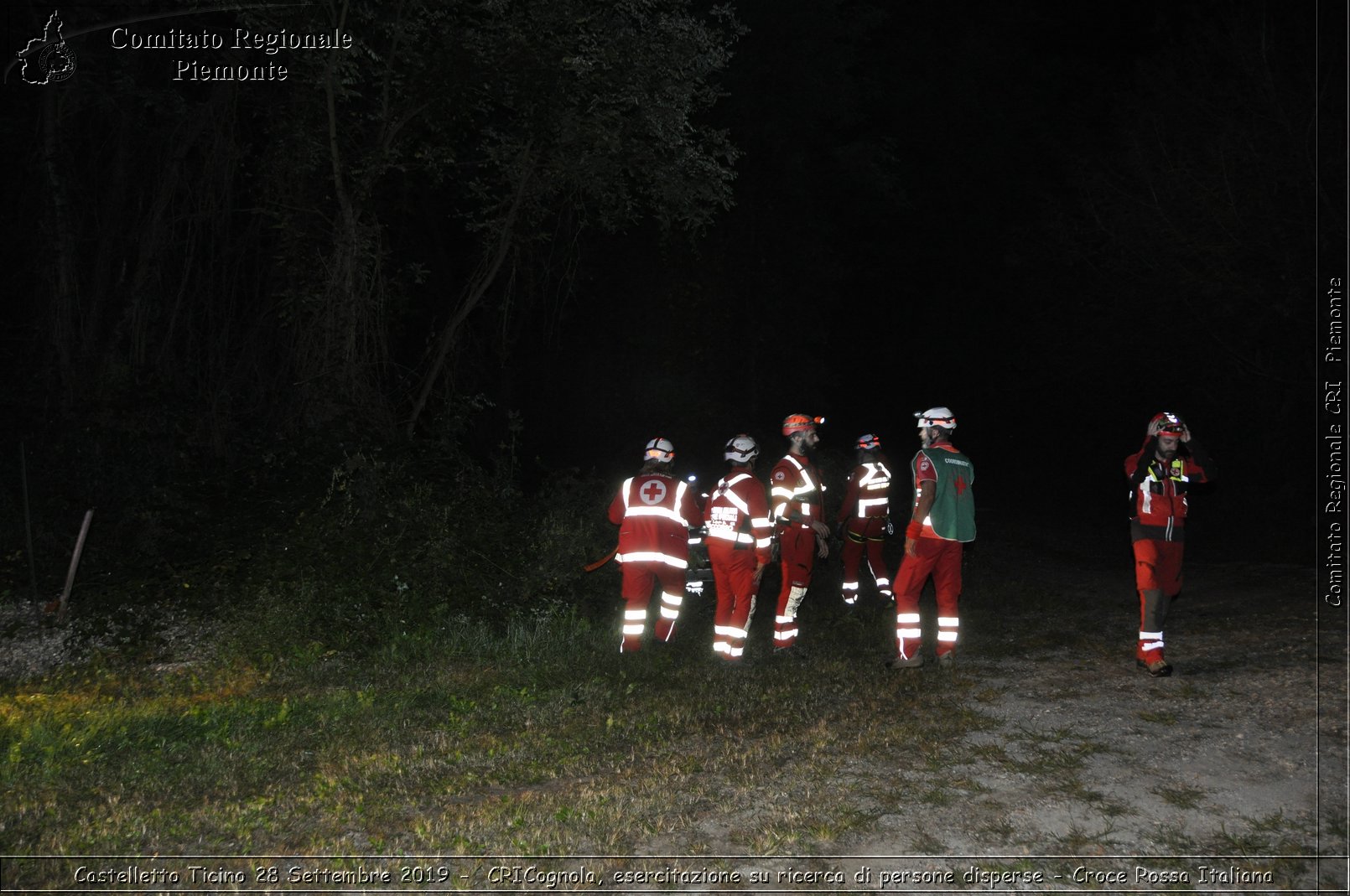 Castelletto Ticino 28 Settembre 2019 - CRICognola, esercitazione su ricerca di persone disperse - Croce Rossa Italiana