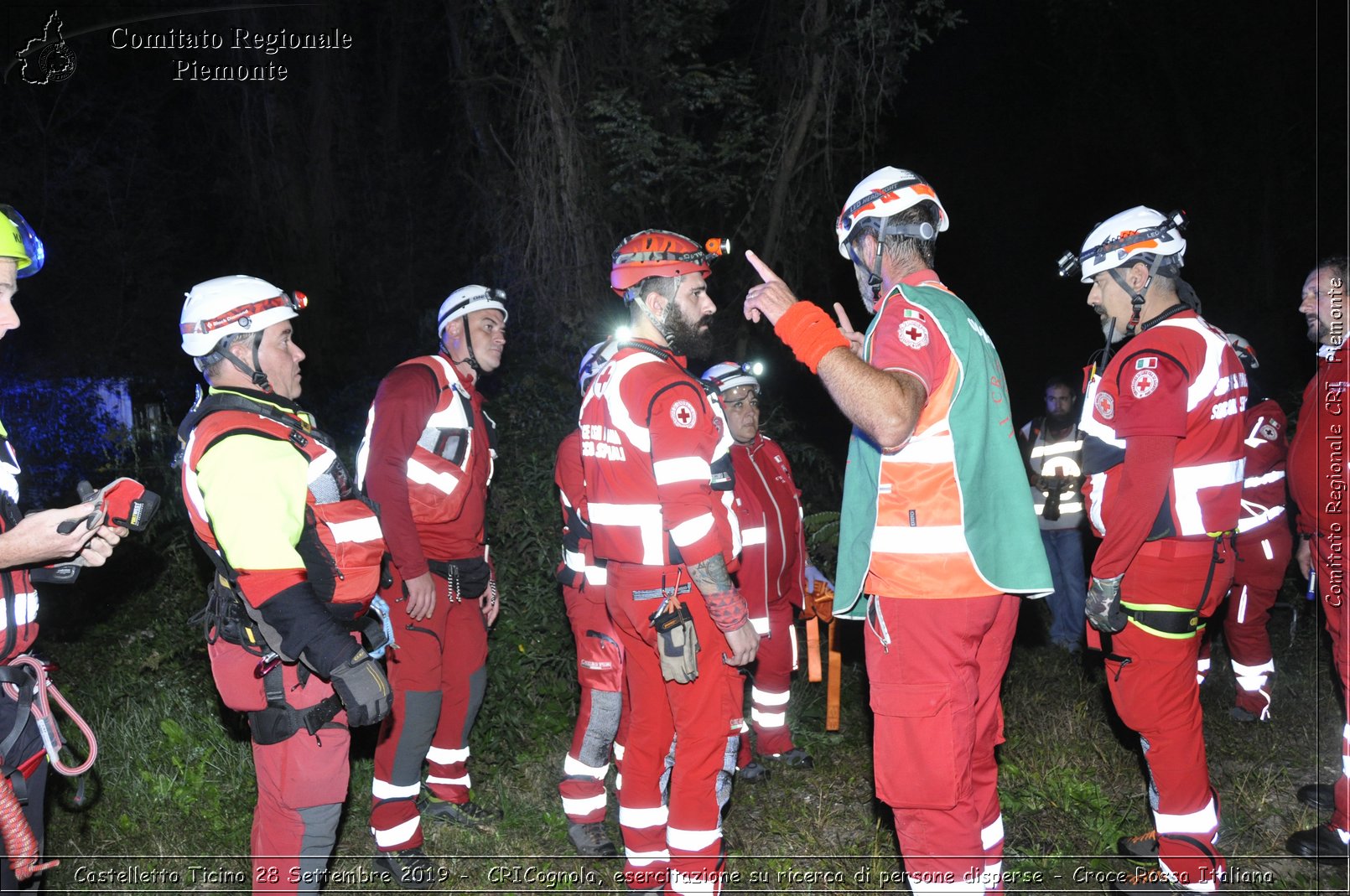 Castelletto Ticino 28 Settembre 2019 - CRICognola, esercitazione su ricerca di persone disperse - Croce Rossa Italiana