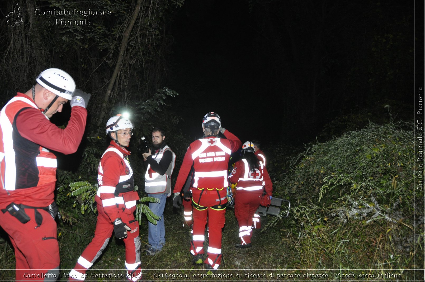 Castelletto Ticino 28 Settembre 2019 - CRICognola, esercitazione su ricerca di persone disperse - Croce Rossa Italiana