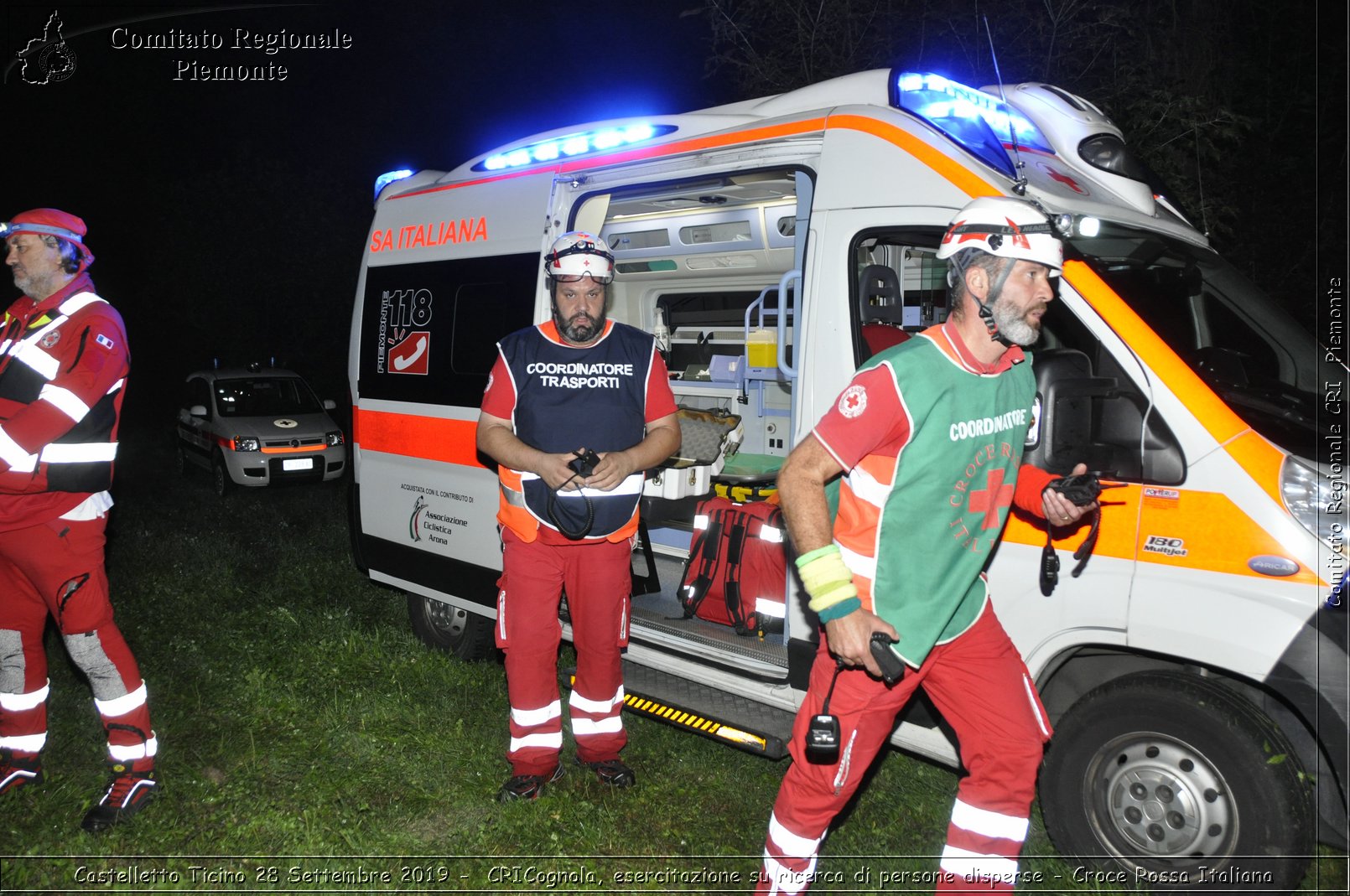 Castelletto Ticino 28 Settembre 2019 - CRICognola, esercitazione su ricerca di persone disperse - Croce Rossa Italiana