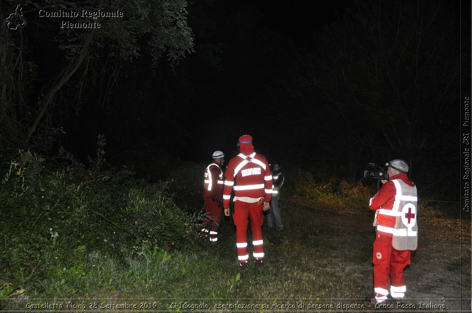 Castelletto Ticino 28 Settembre 2019 - CRICognola, esercitazione su ricerca di persone disperse - Croce Rossa Italiana