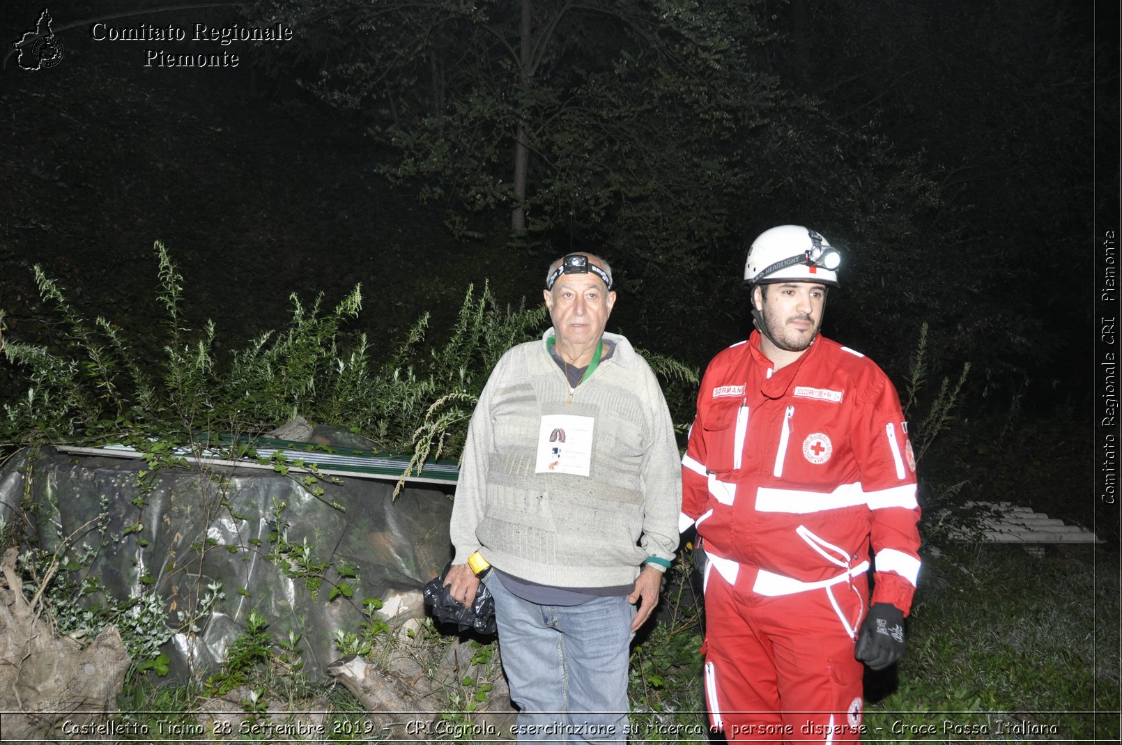 Castelletto Ticino 28 Settembre 2019 - CRICognola, esercitazione su ricerca di persone disperse - Croce Rossa Italiana