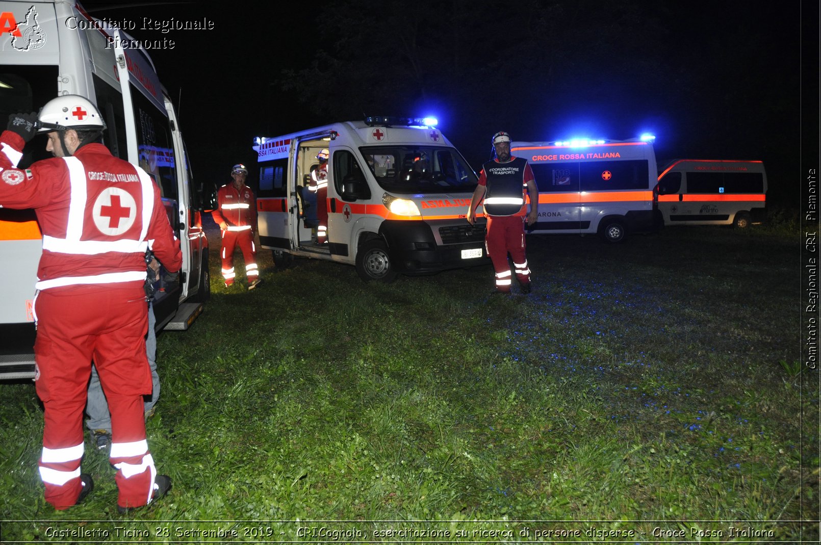 Castelletto Ticino 28 Settembre 2019 - CRICognola, esercitazione su ricerca di persone disperse - Croce Rossa Italiana