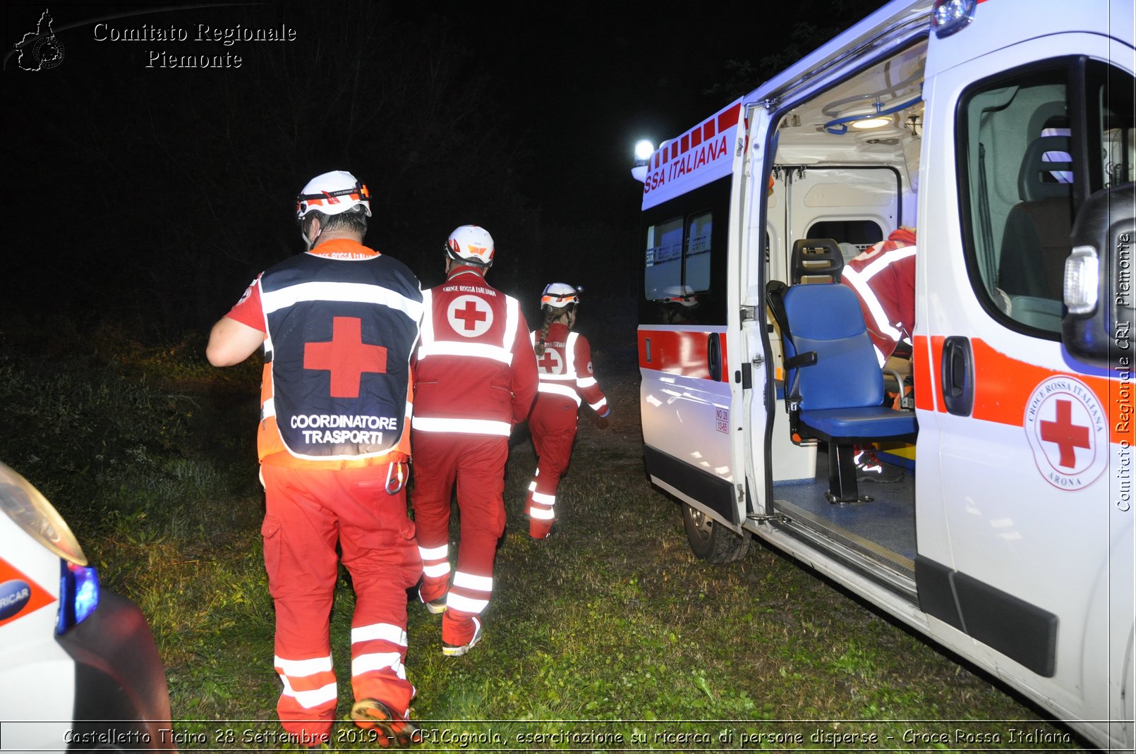 Castelletto Ticino 28 Settembre 2019 - CRICognola, esercitazione su ricerca di persone disperse - Croce Rossa Italiana