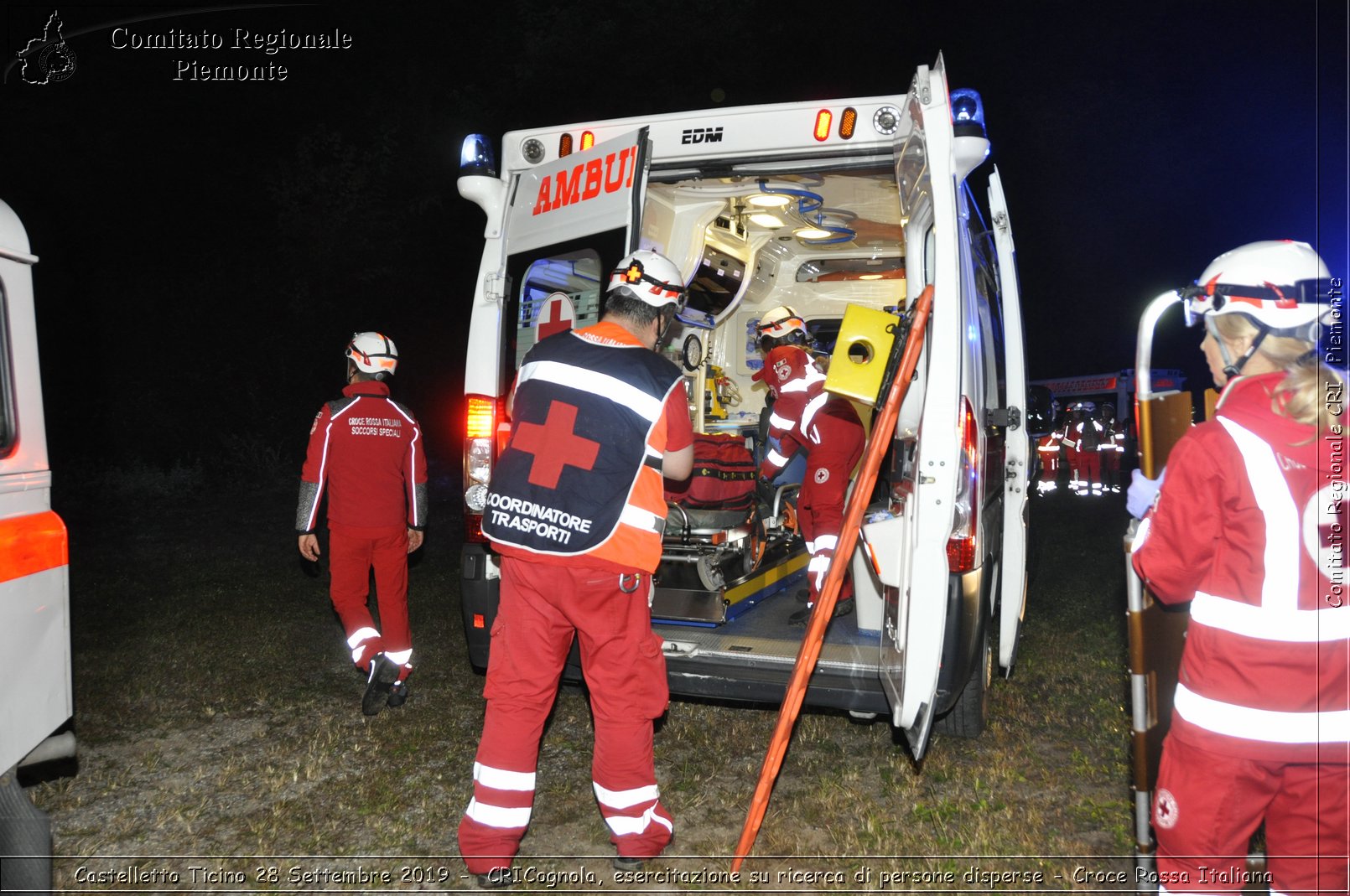 Castelletto Ticino 28 Settembre 2019 - CRICognola, esercitazione su ricerca di persone disperse - Croce Rossa Italiana