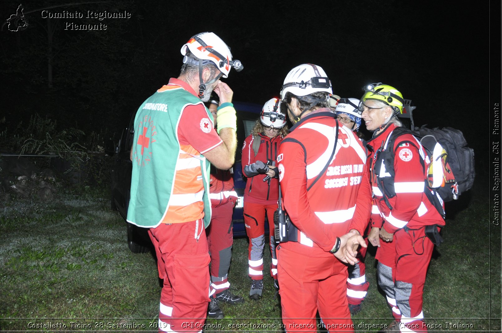 Castelletto Ticino 28 Settembre 2019 - CRICognola, esercitazione su ricerca di persone disperse - Croce Rossa Italiana