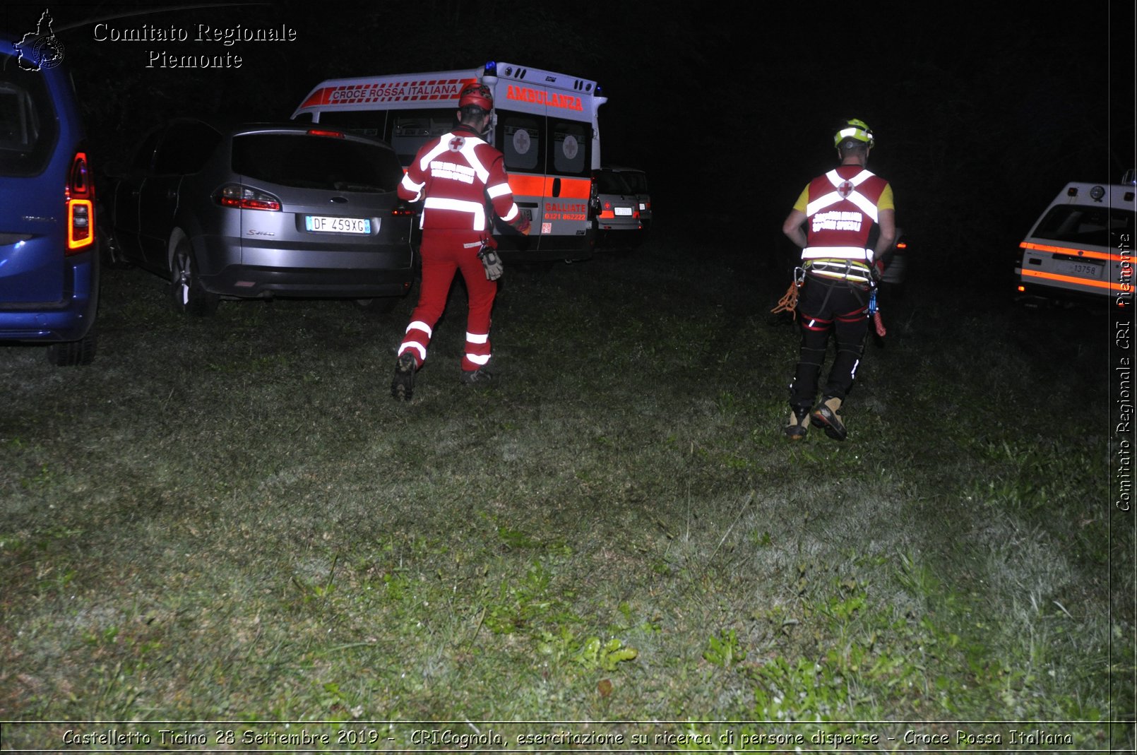 Castelletto Ticino 28 Settembre 2019 - CRICognola, esercitazione su ricerca di persone disperse - Croce Rossa Italiana