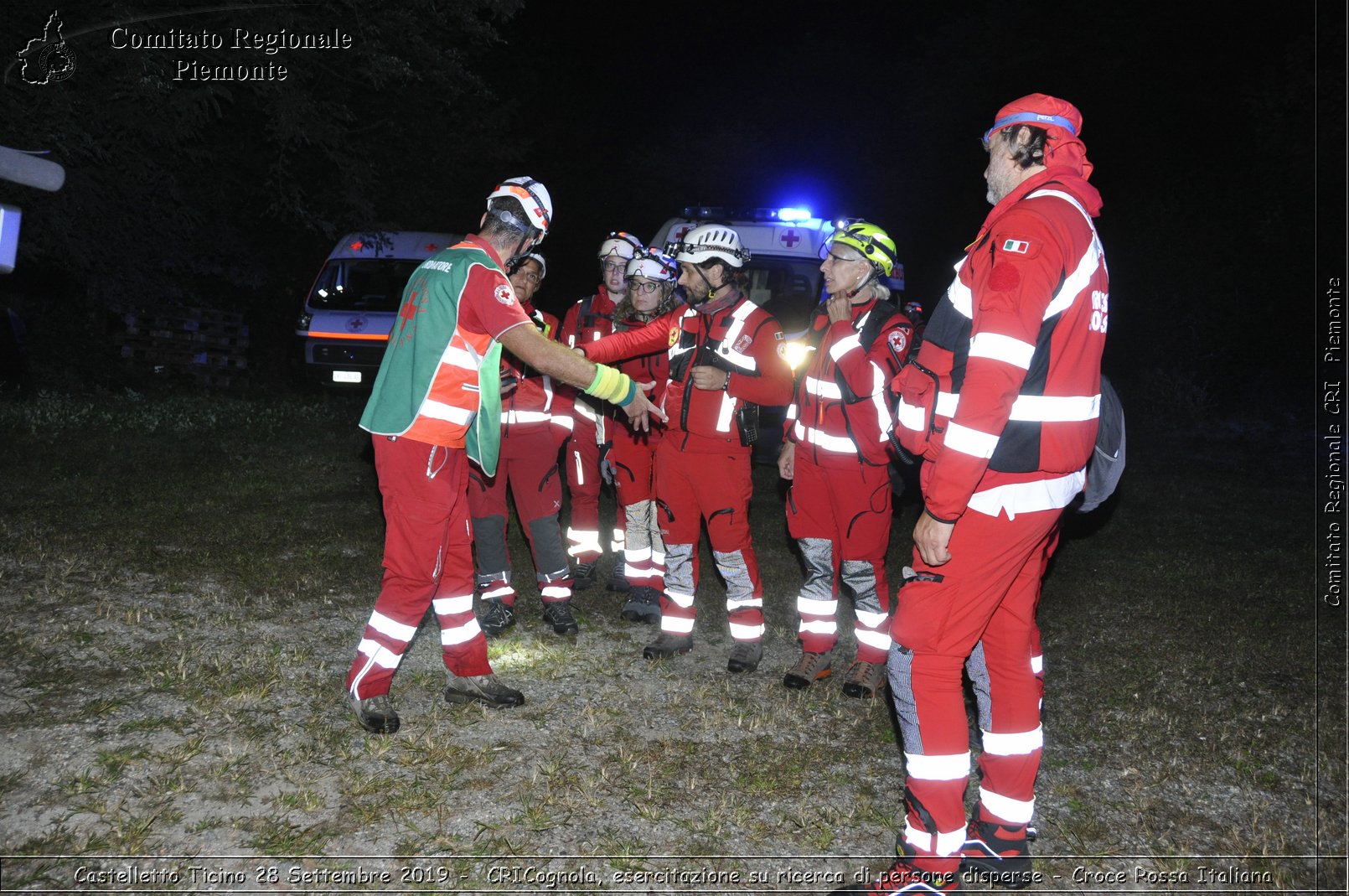 Castelletto Ticino 28 Settembre 2019 - CRICognola, esercitazione su ricerca di persone disperse - Croce Rossa Italiana