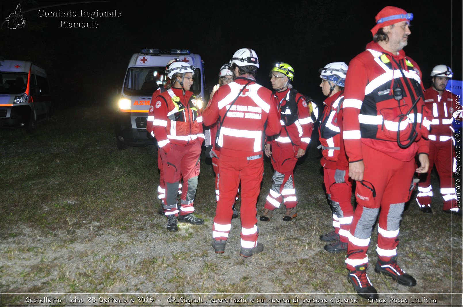 Castelletto Ticino 28 Settembre 2019 - CRICognola, esercitazione su ricerca di persone disperse - Croce Rossa Italiana