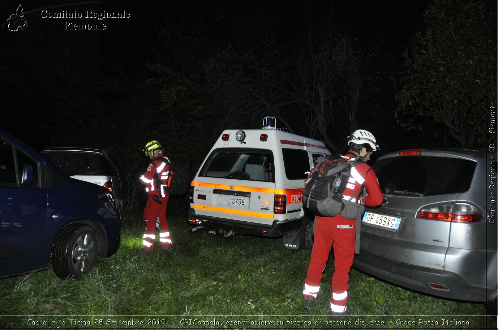 Castelletto Ticino 28 Settembre 2019 - CRICognola, esercitazione su ricerca di persone disperse - Croce Rossa Italiana