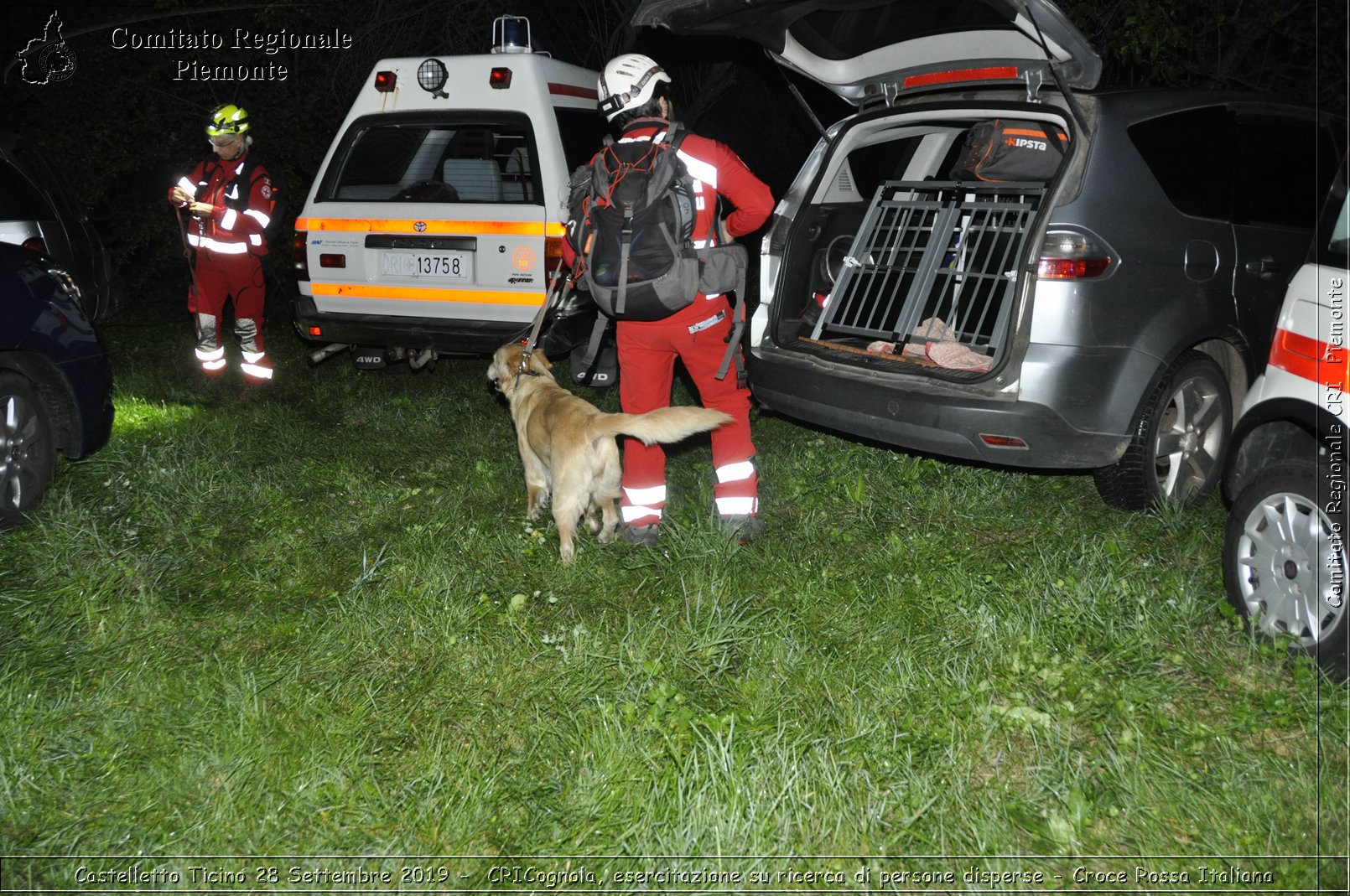 Castelletto Ticino 28 Settembre 2019 - CRICognola, esercitazione su ricerca di persone disperse - Croce Rossa Italiana