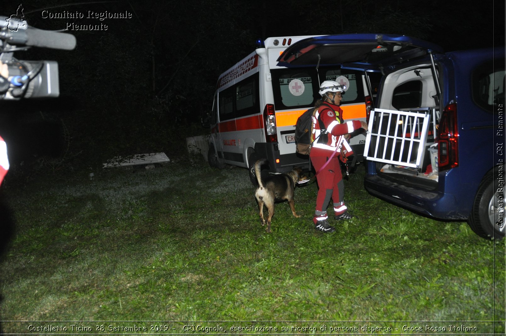 Castelletto Ticino 28 Settembre 2019 - CRICognola, esercitazione su ricerca di persone disperse - Croce Rossa Italiana