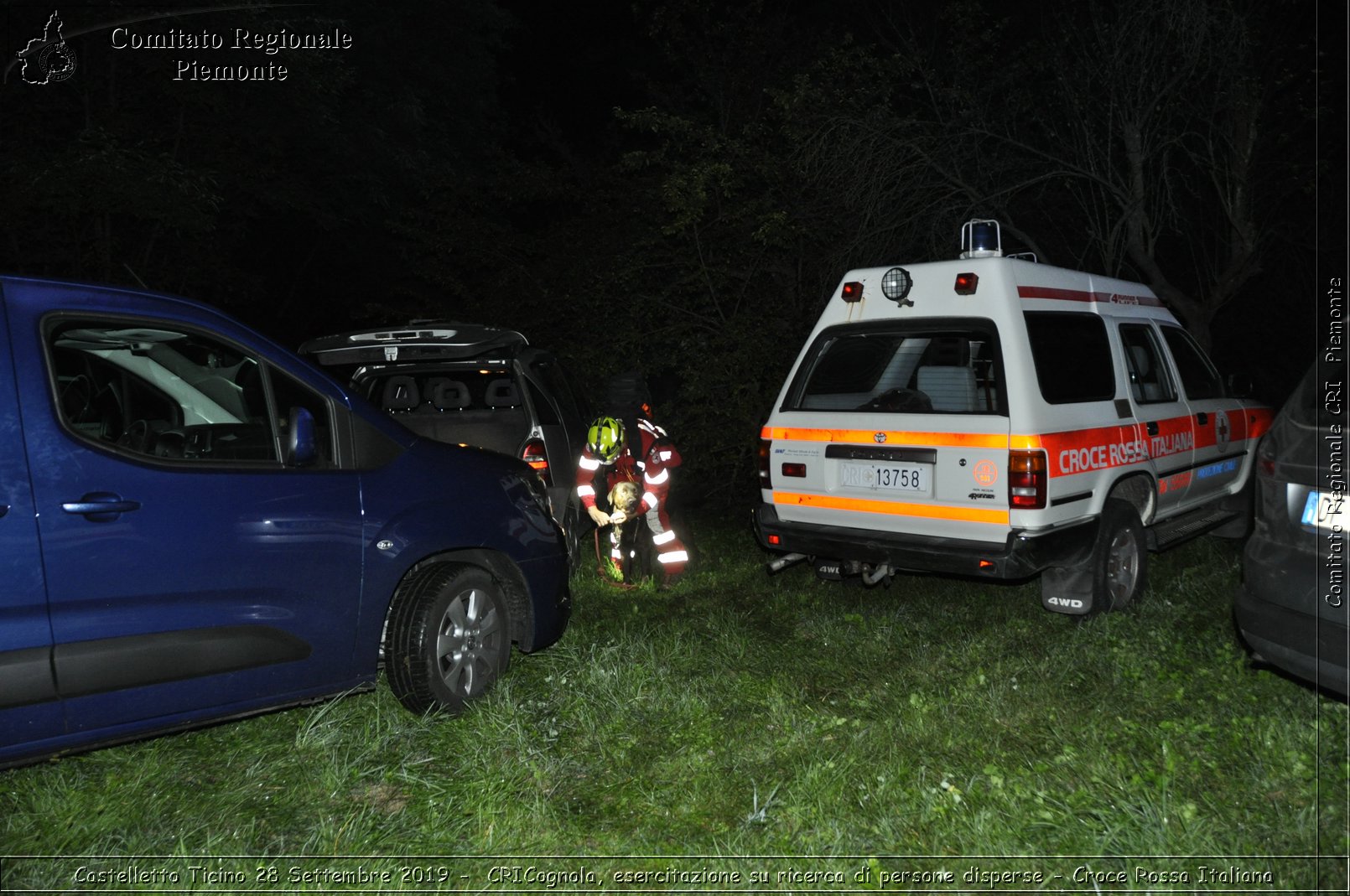 Castelletto Ticino 28 Settembre 2019 - CRICognola, esercitazione su ricerca di persone disperse - Croce Rossa Italiana