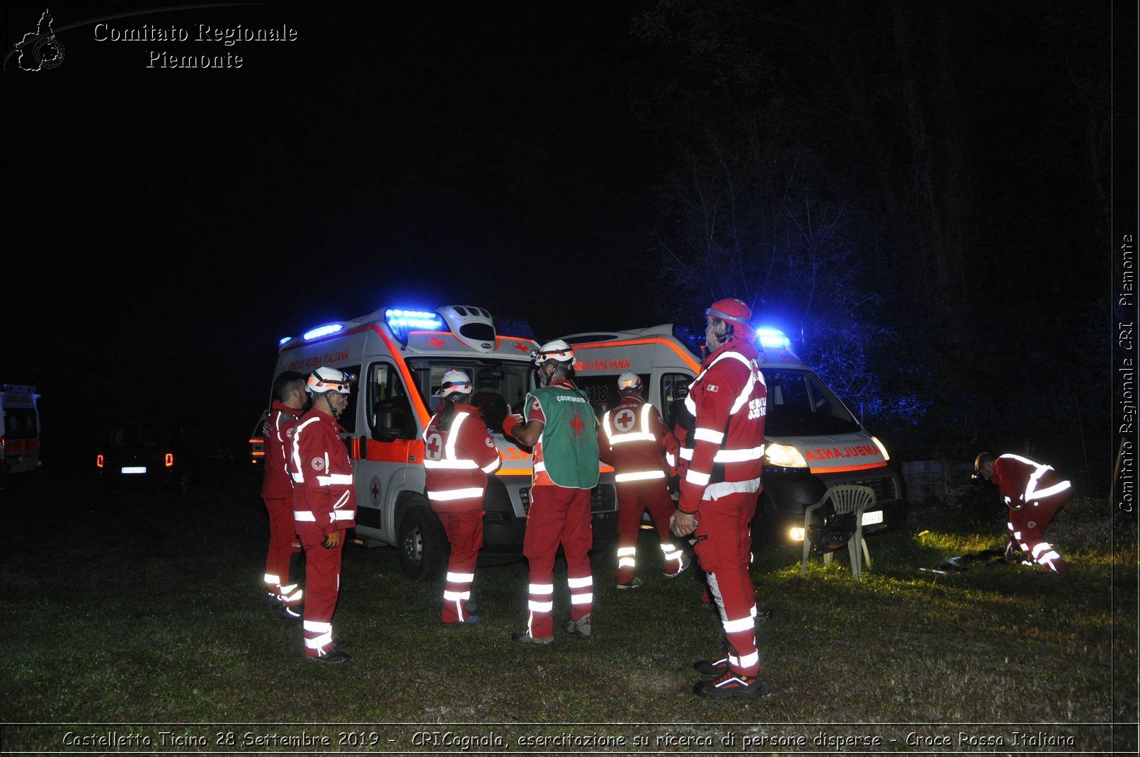 Castelletto Ticino 28 Settembre 2019 - CRICognola, esercitazione su ricerca di persone disperse - Croce Rossa Italiana