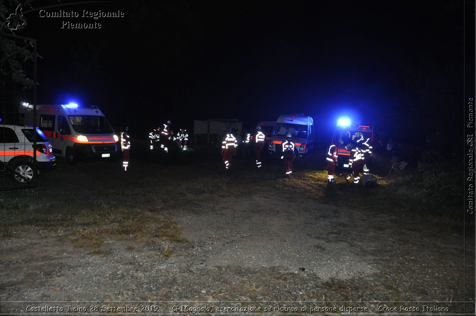 Castelletto Ticino 28 Settembre 2019 - CRICognola, esercitazione su ricerca di persone disperse - Croce Rossa Italiana