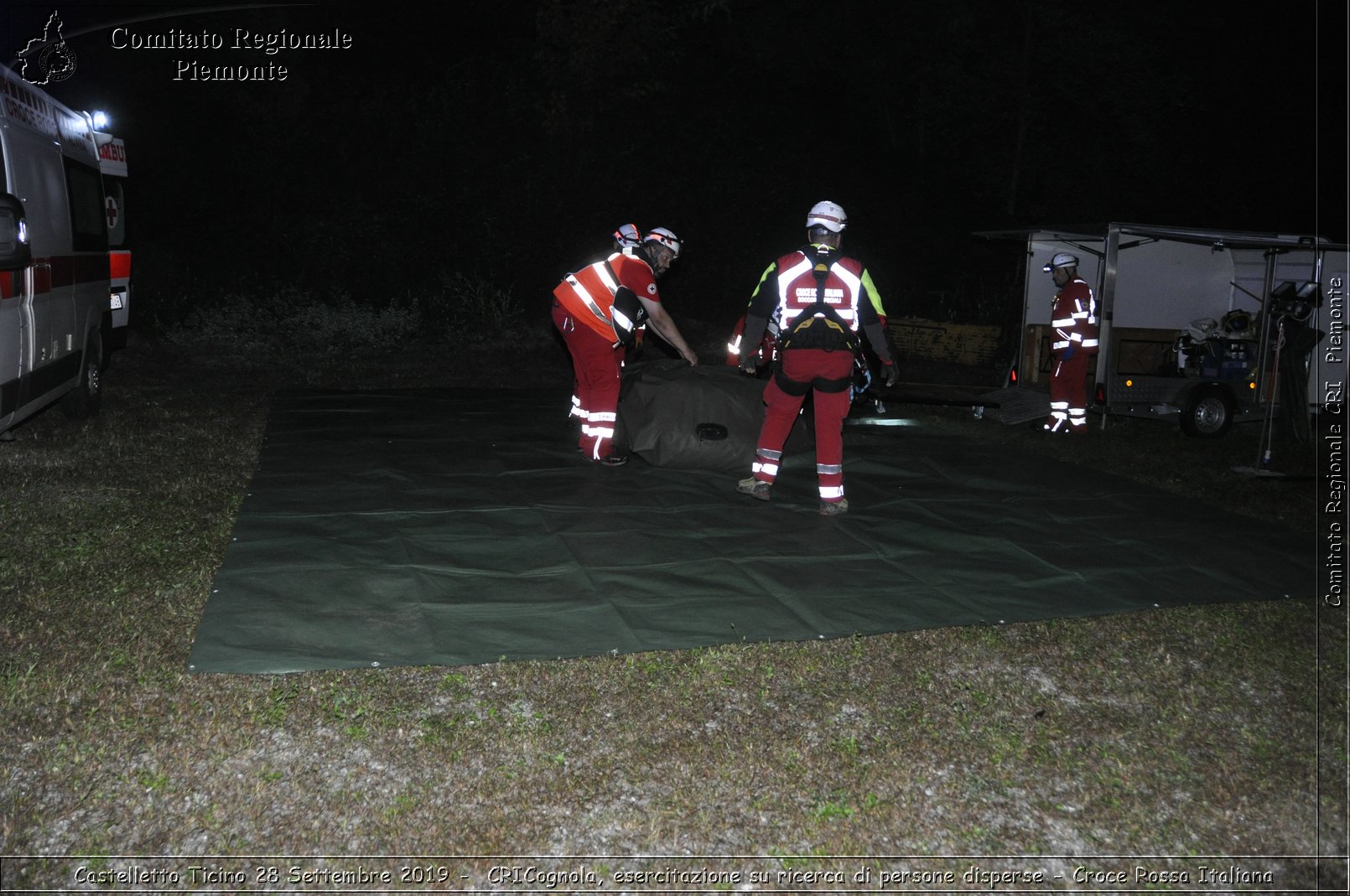 Castelletto Ticino 28 Settembre 2019 - CRICognola, esercitazione su ricerca di persone disperse - Croce Rossa Italiana