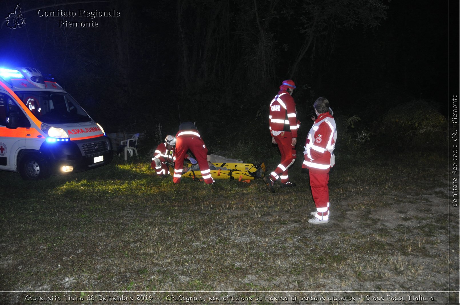 Castelletto Ticino 28 Settembre 2019 - CRICognola, esercitazione su ricerca di persone disperse - Croce Rossa Italiana