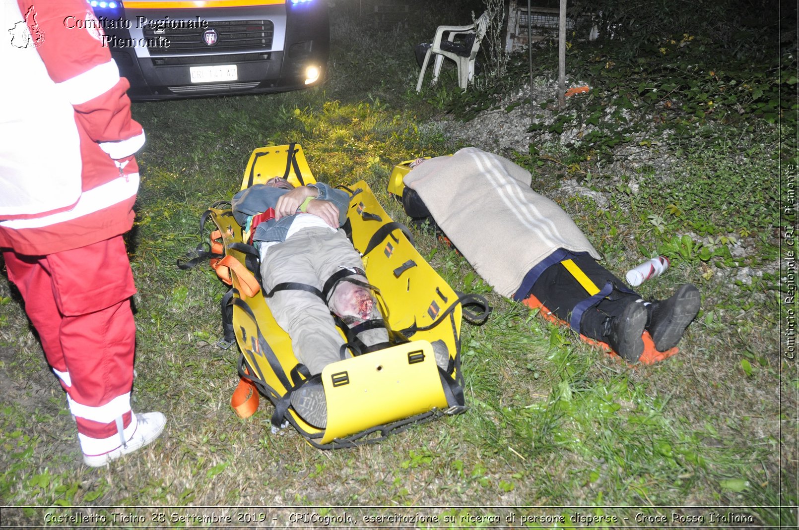 Castelletto Ticino 28 Settembre 2019 - CRICognola, esercitazione su ricerca di persone disperse - Croce Rossa Italiana