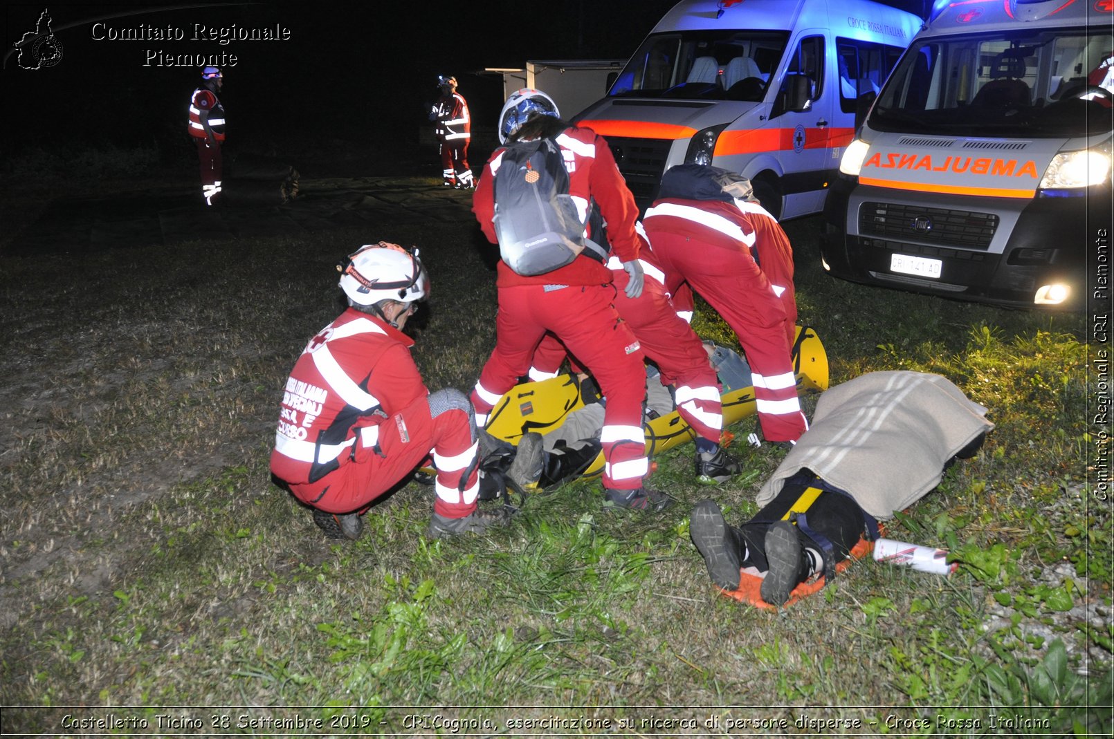 Castelletto Ticino 28 Settembre 2019 - CRICognola, esercitazione su ricerca di persone disperse - Croce Rossa Italiana