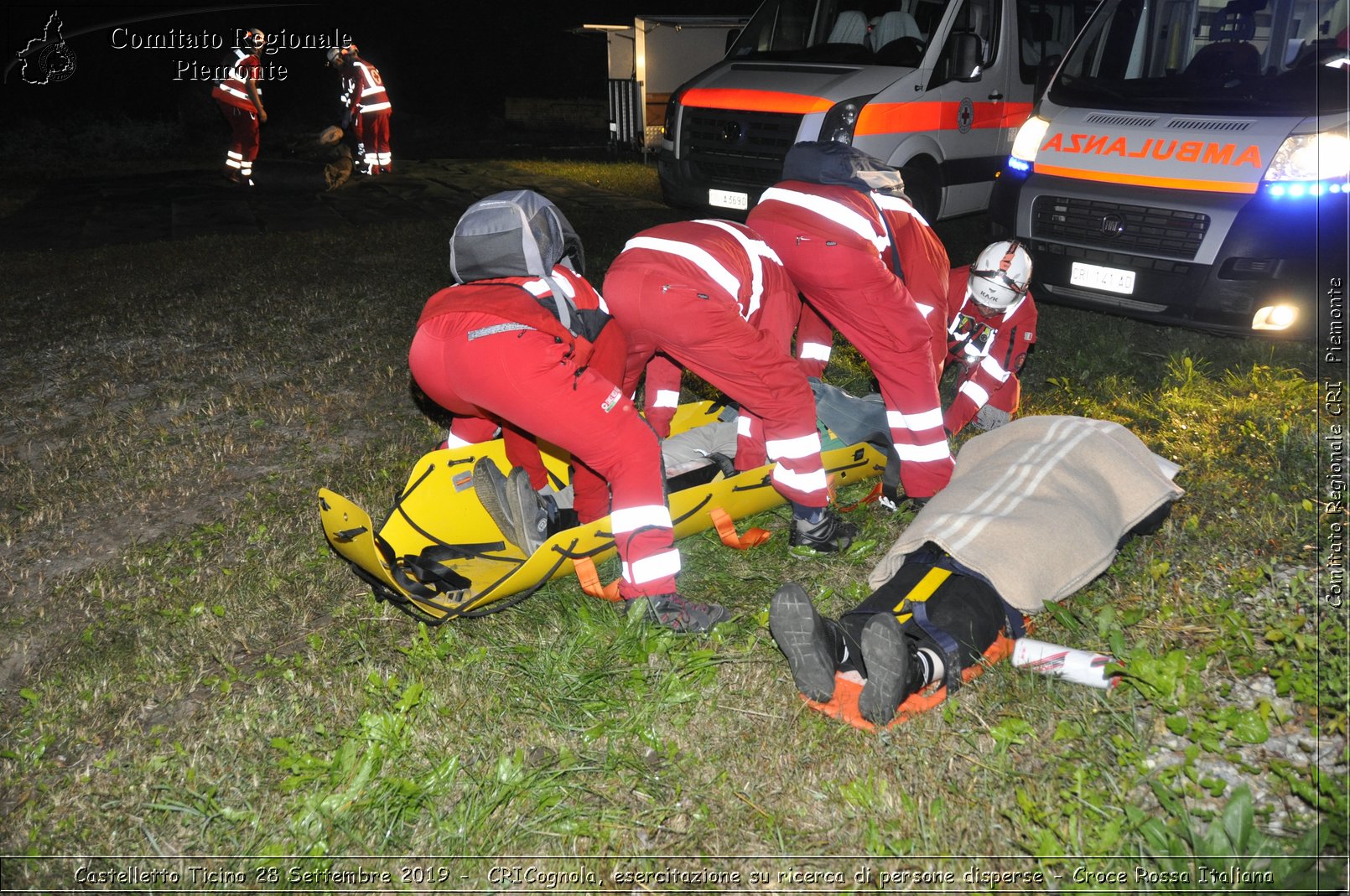 Castelletto Ticino 28 Settembre 2019 - CRICognola, esercitazione su ricerca di persone disperse - Croce Rossa Italiana