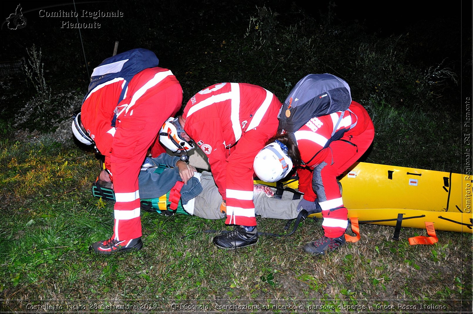 Castelletto Ticino 28 Settembre 2019 - CRICognola, esercitazione su ricerca di persone disperse - Croce Rossa Italiana