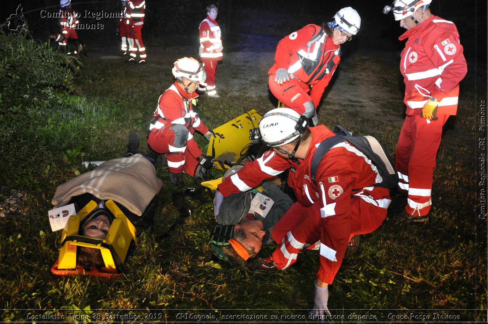 Castelletto Ticino 28 Settembre 2019 - CRICognola, esercitazione su ricerca di persone disperse - Croce Rossa Italiana