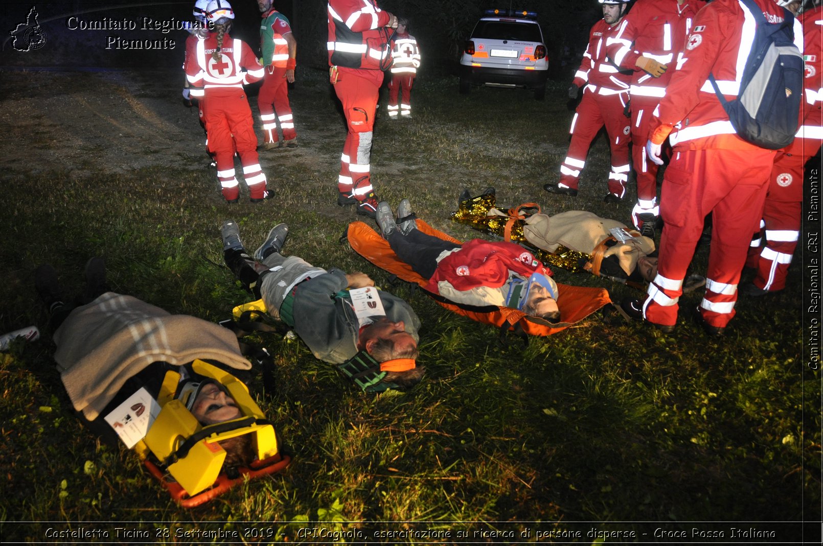 Castelletto Ticino 28 Settembre 2019 - CRICognola, esercitazione su ricerca di persone disperse - Croce Rossa Italiana