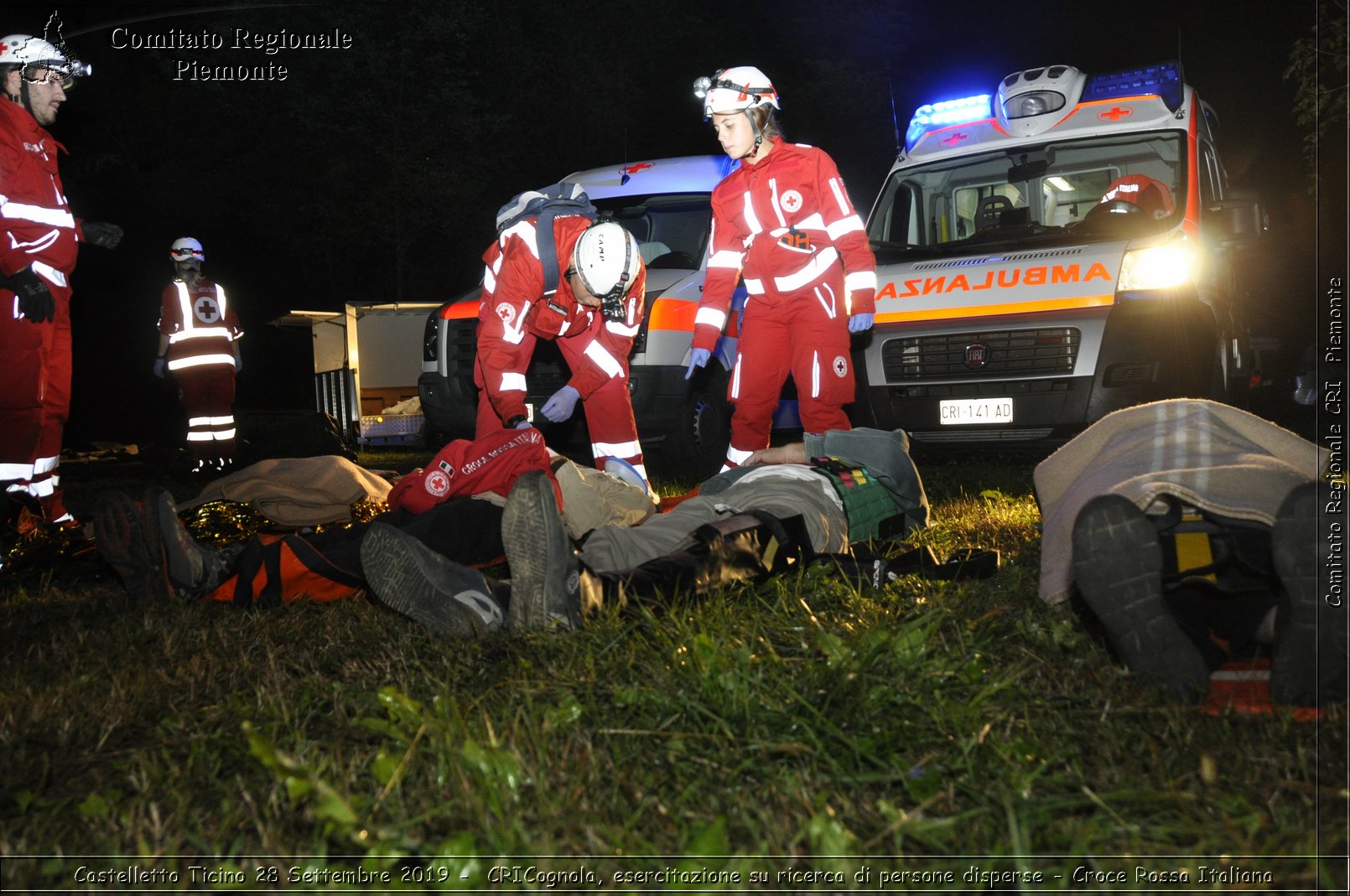 Castelletto Ticino 28 Settembre 2019 - CRICognola, esercitazione su ricerca di persone disperse - Croce Rossa Italiana