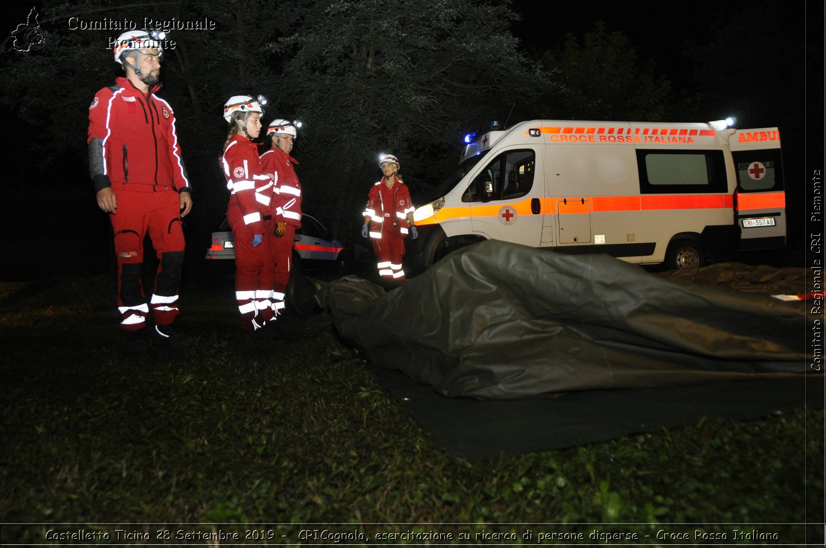 Castelletto Ticino 28 Settembre 2019 - CRICognola, esercitazione su ricerca di persone disperse - Croce Rossa Italiana