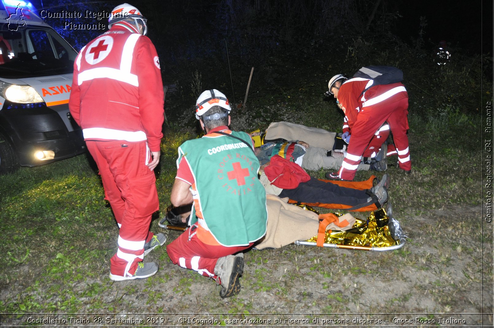 Castelletto Ticino 28 Settembre 2019 - CRICognola, esercitazione su ricerca di persone disperse - Croce Rossa Italiana