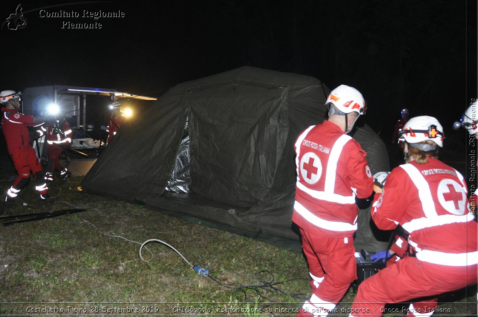 Castelletto Ticino 28 Settembre 2019 - CRICognola, esercitazione su ricerca di persone disperse - Croce Rossa Italiana