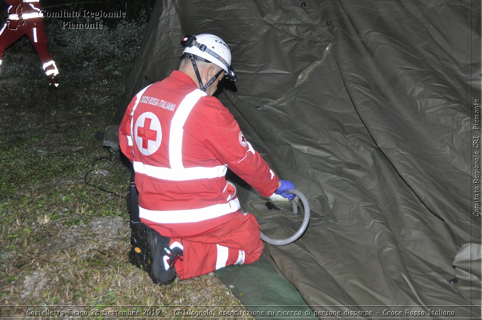 Castelletto Ticino 28 Settembre 2019 - CRICognola, esercitazione su ricerca di persone disperse - Croce Rossa Italiana