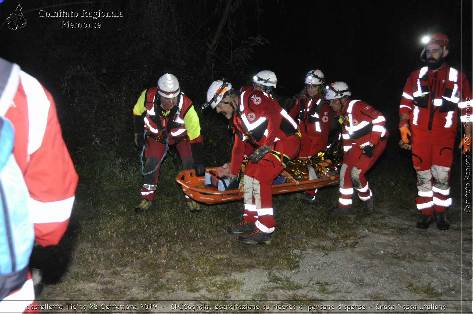 Castelletto Ticino 28 Settembre 2019 - CRICognola, esercitazione su ricerca di persone disperse - Croce Rossa Italiana