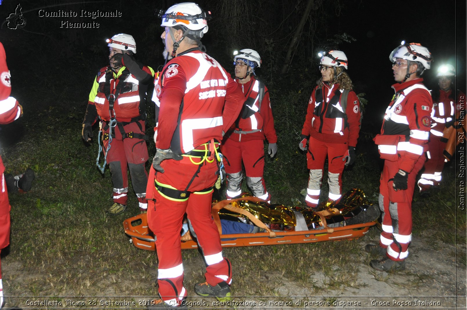 Castelletto Ticino 28 Settembre 2019 - CRICognola, esercitazione su ricerca di persone disperse - Croce Rossa Italiana