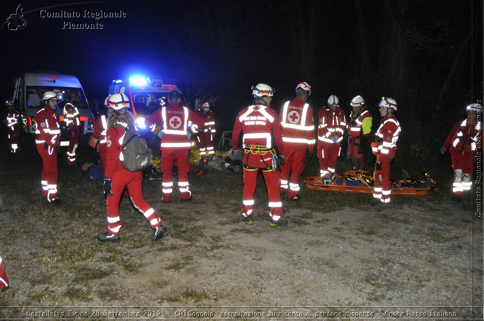 Castelletto Ticino 28 Settembre 2019 - CRICognola, esercitazione su ricerca di persone disperse - Croce Rossa Italiana