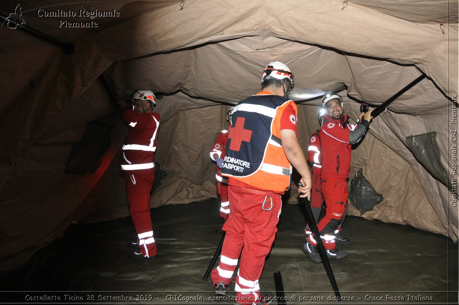 Castelletto Ticino 28 Settembre 2019 - CRICognola, esercitazione su ricerca di persone disperse - Croce Rossa Italiana