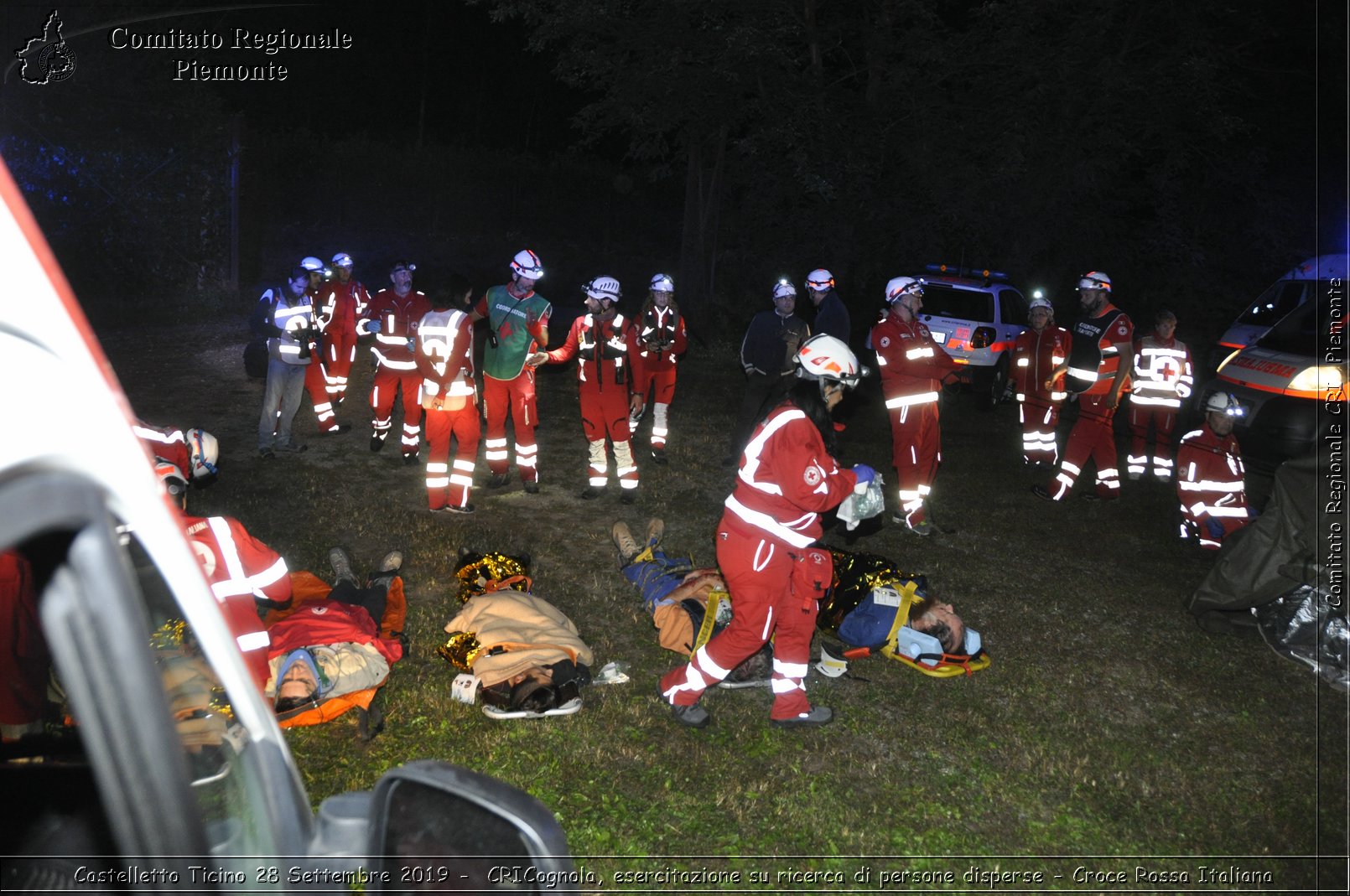 Castelletto Ticino 28 Settembre 2019 - CRICognola, esercitazione su ricerca di persone disperse - Croce Rossa Italiana