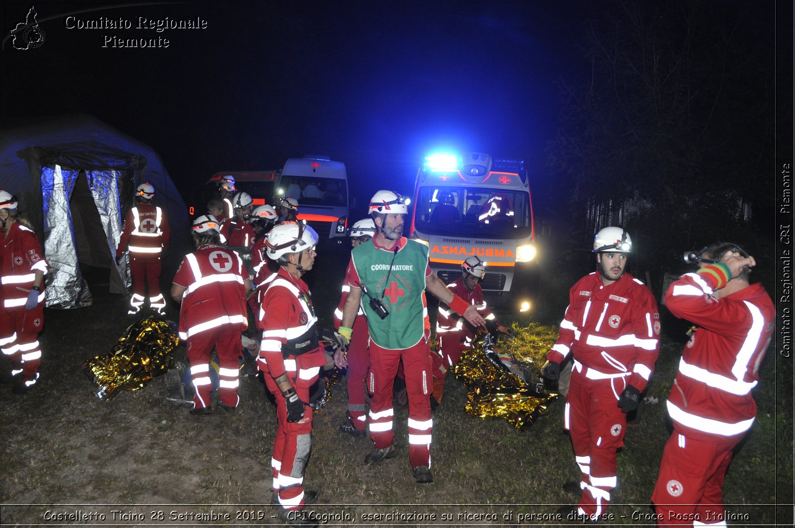 Castelletto Ticino 28 Settembre 2019 - CRICognola, esercitazione su ricerca di persone disperse - Croce Rossa Italiana