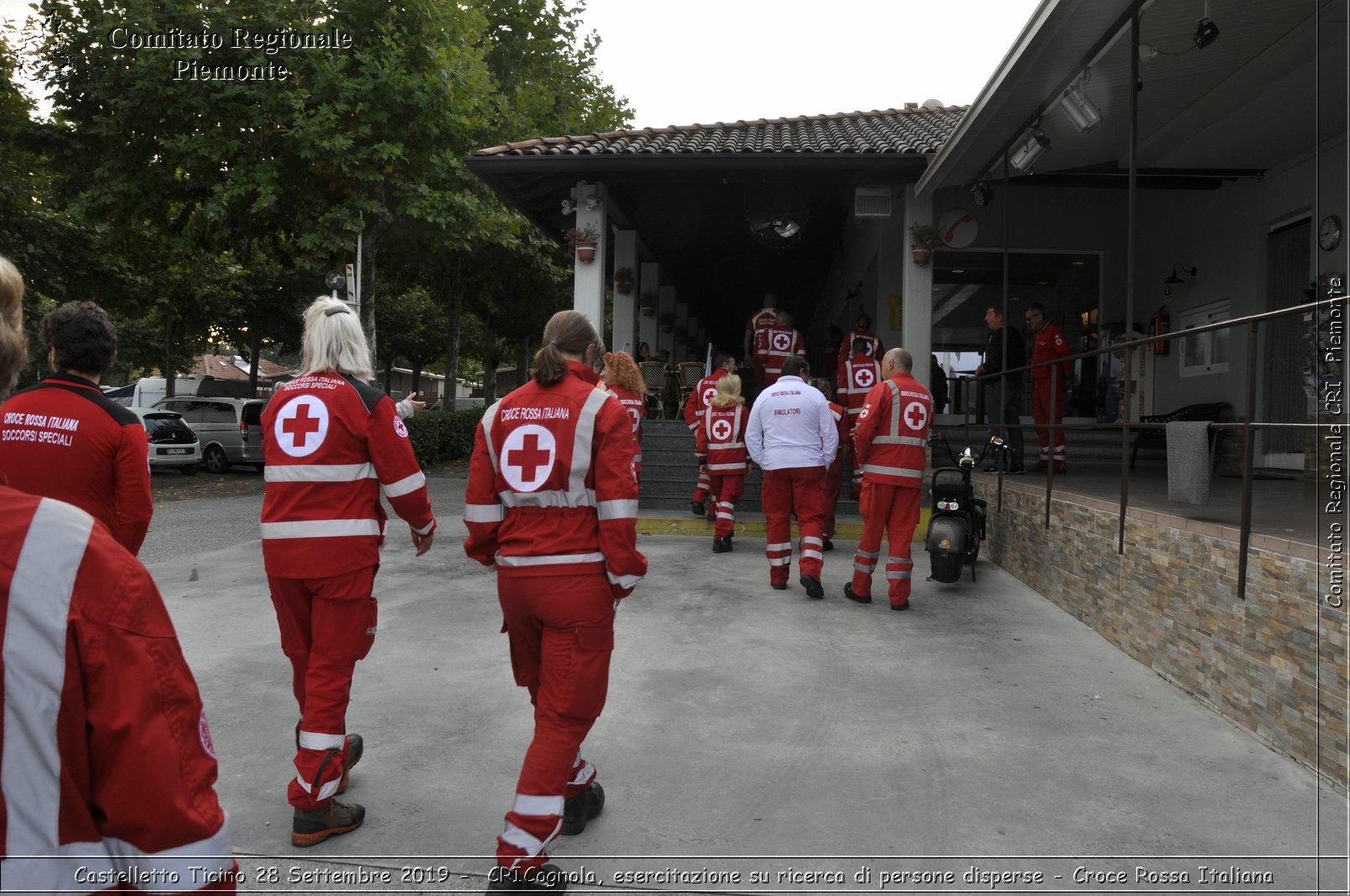 Castelletto Ticino 28 Settembre 2019 - CRICognola, esercitazione su ricerca di persone disperse - Croce Rossa Italiana