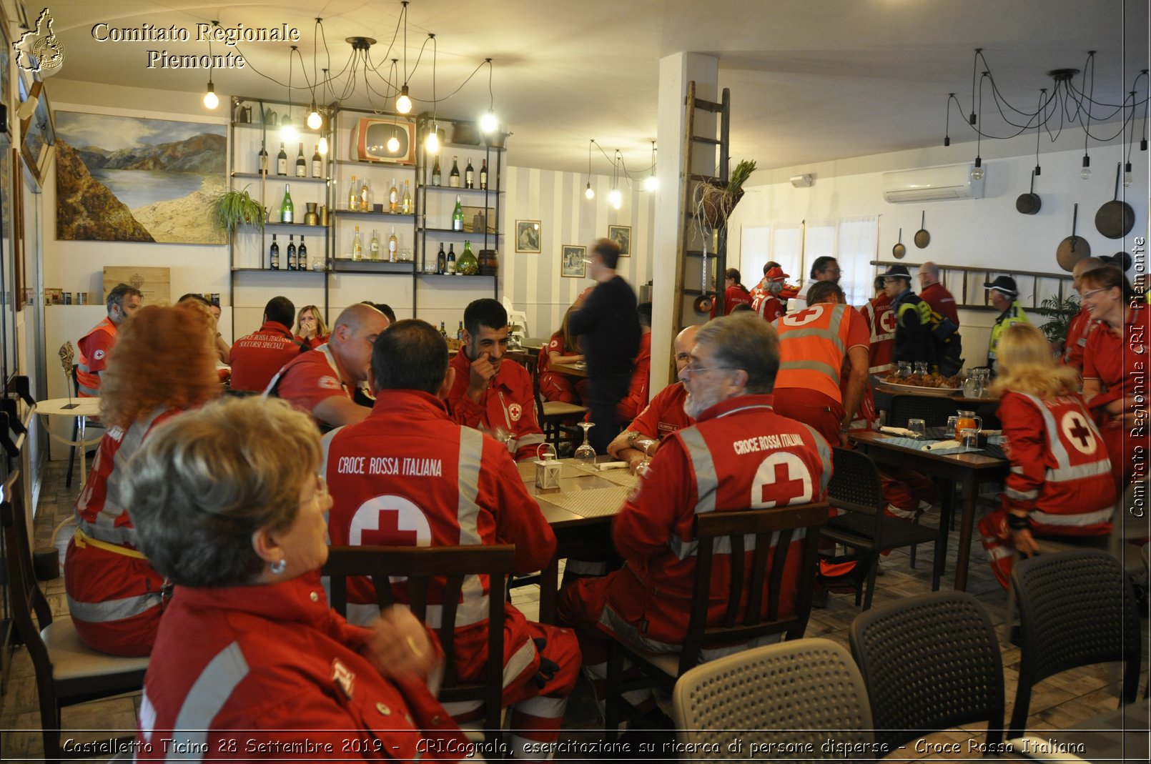 Castelletto Ticino 28 Settembre 2019 - CRICognola, esercitazione su ricerca di persone disperse - Croce Rossa Italiana