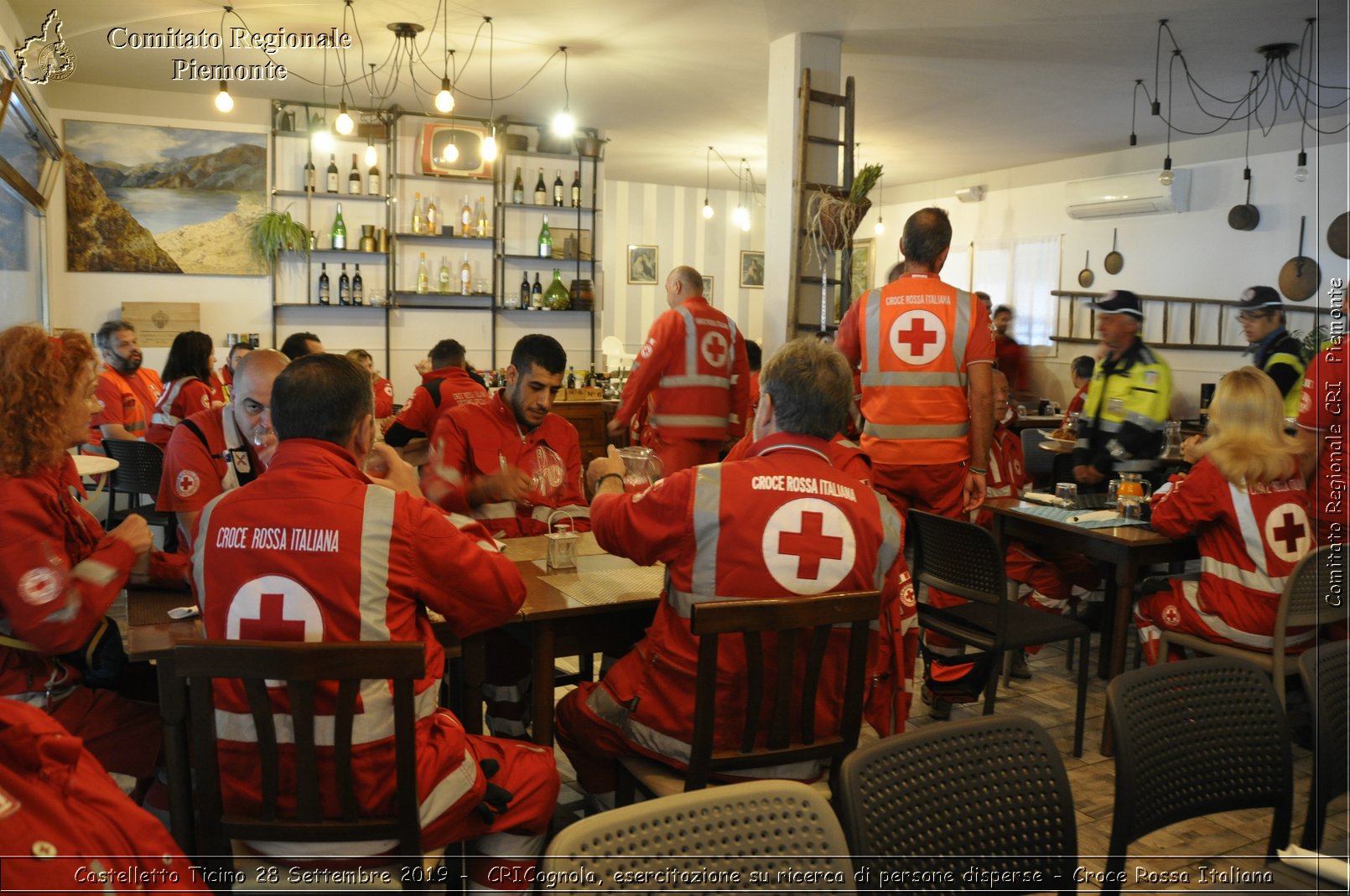 Castelletto Ticino 28 Settembre 2019 - CRICognola, esercitazione su ricerca di persone disperse - Croce Rossa Italiana