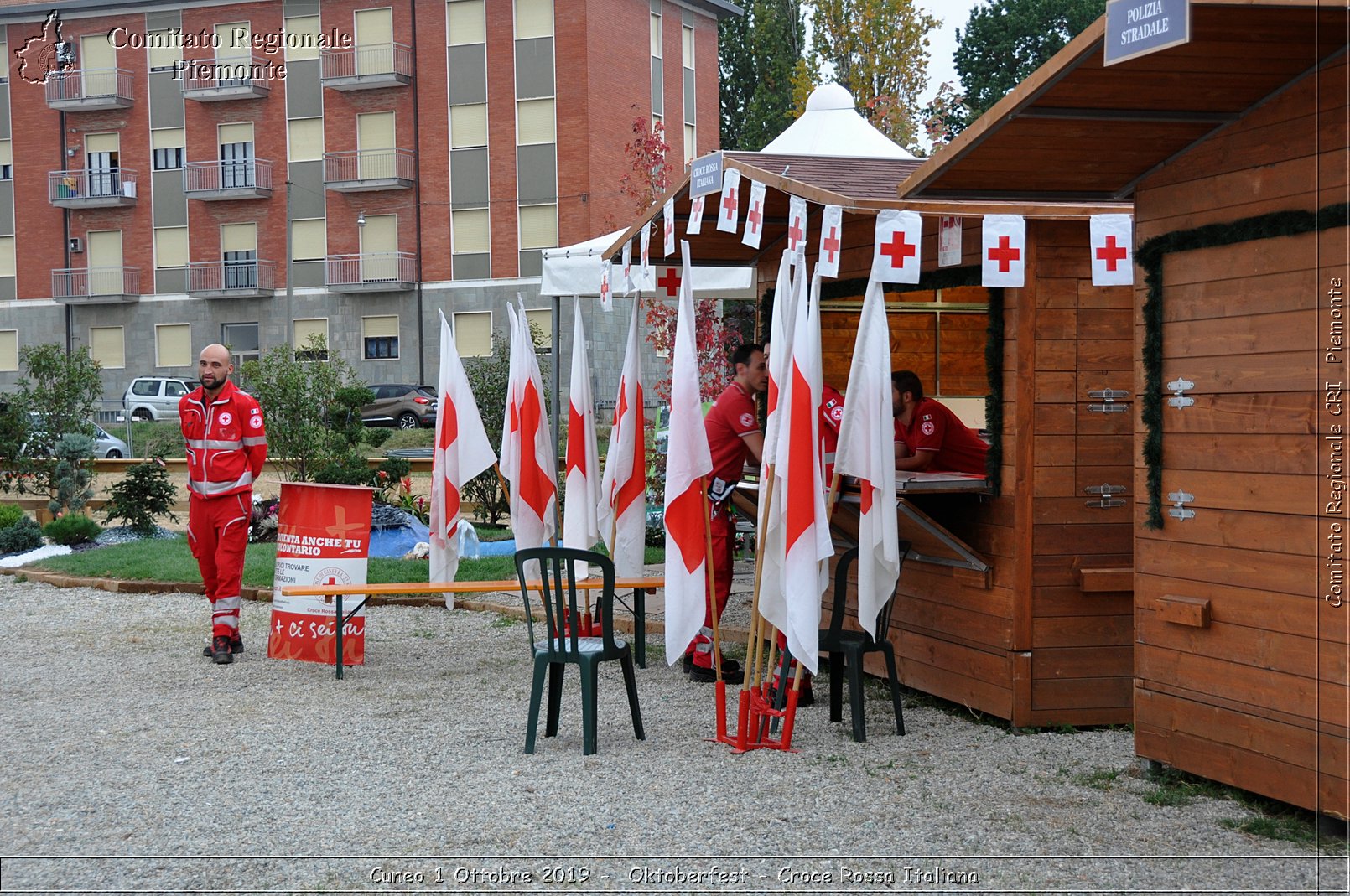 Cuneo 1 Ottobre 2019 - Oktoberfest - Croce Rossa Italiana