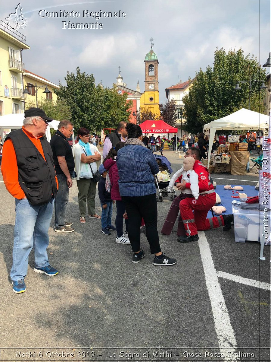 Mathi 6 Ottobre 2019 - La Sagra di Mathi - Croce Rossa Italiana