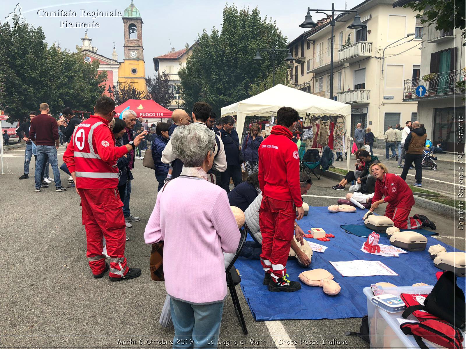 Mathi 6 Ottobre 2019 - La Sagra di Mathi - Croce Rossa Italiana