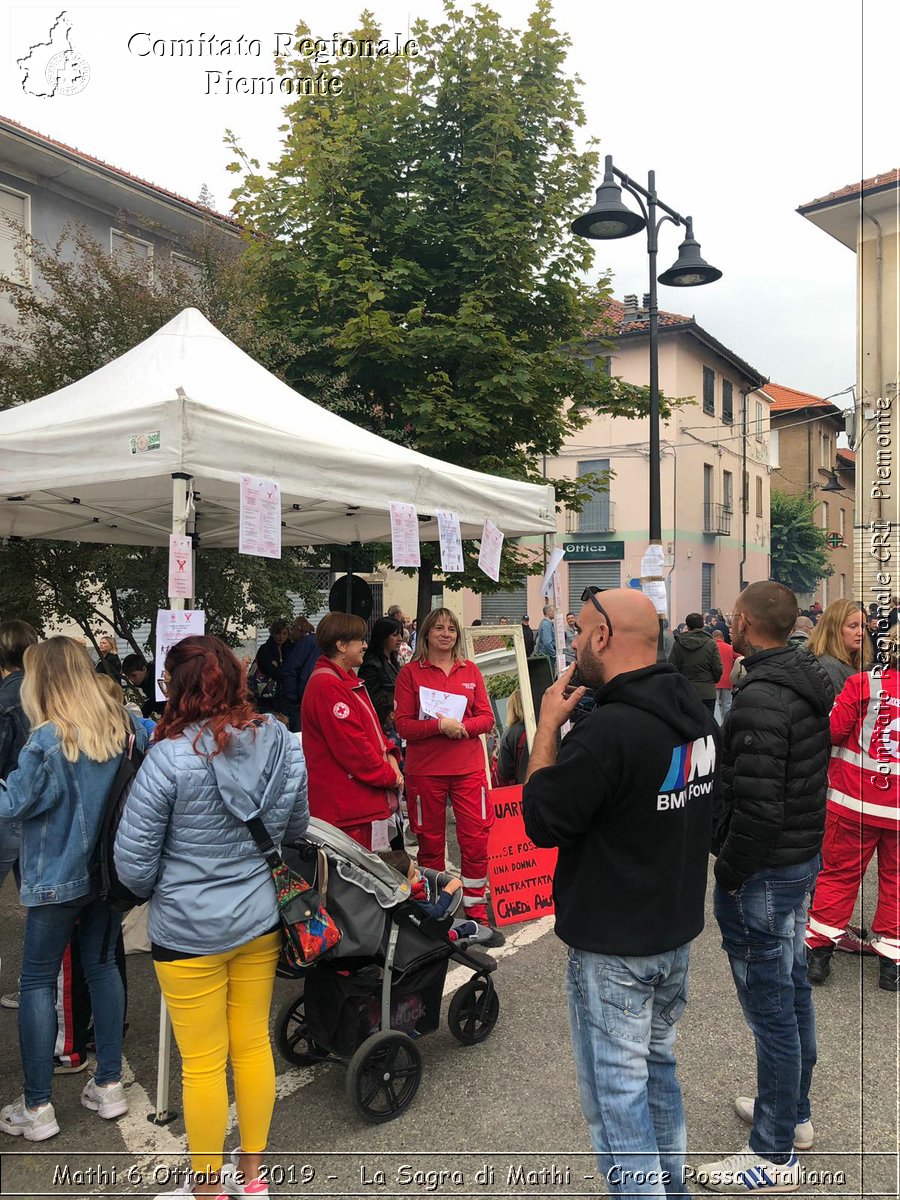 Mathi 6 Ottobre 2019 - La Sagra di Mathi - Croce Rossa Italiana