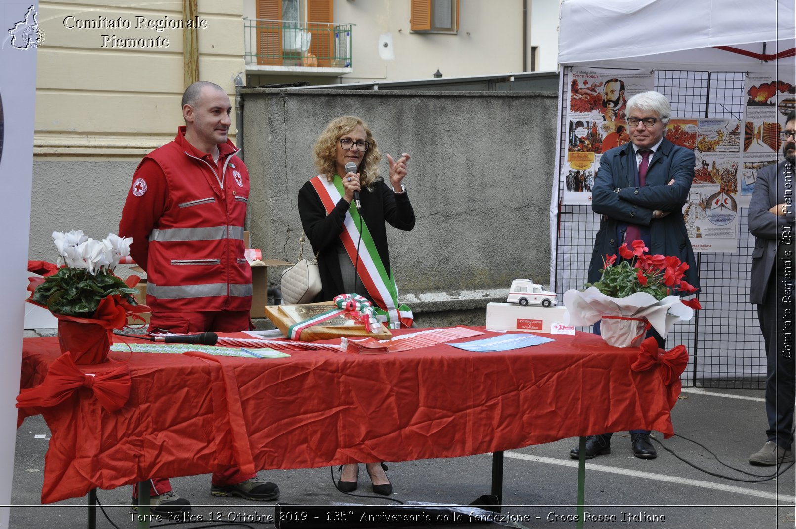 Torre Pellice 12 Ottobre 2019 - 135 Anniversario dalla fondazione - Croce Rossa Italiana