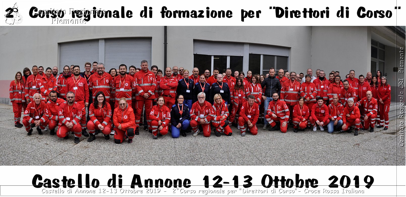 Castello di Annone 12-13 Ottobre 2019 - 2Corso regionale per "Direttori di Corso" - Croce Rossa Italiana